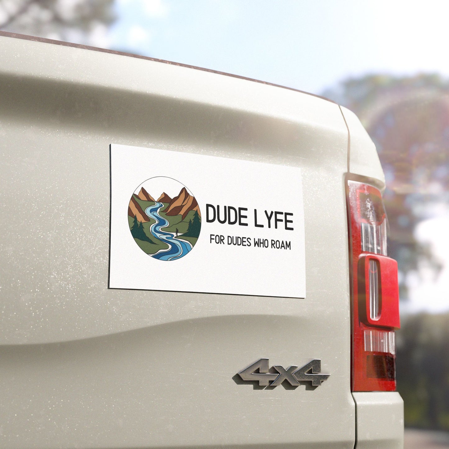 Dude Lyfe Car Magnet