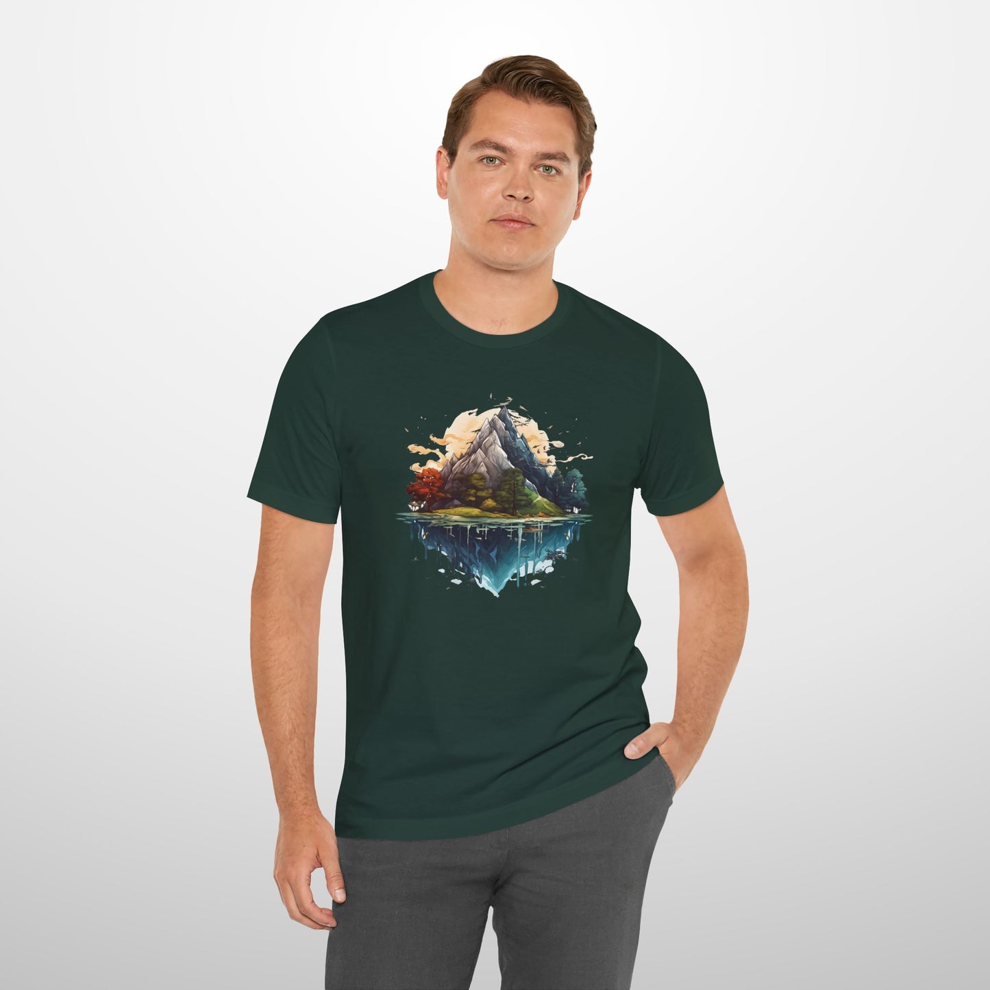 Mountain Lake Reflection T-Shirt