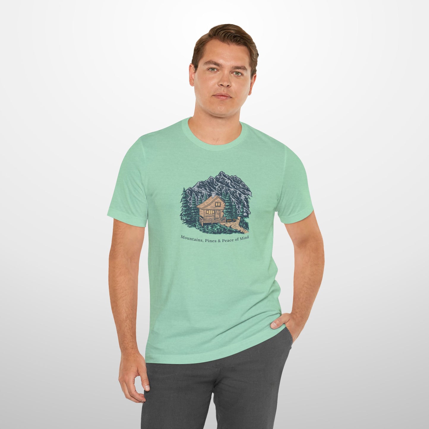 Mountains, Pines & Peace of Mind T-Shirt