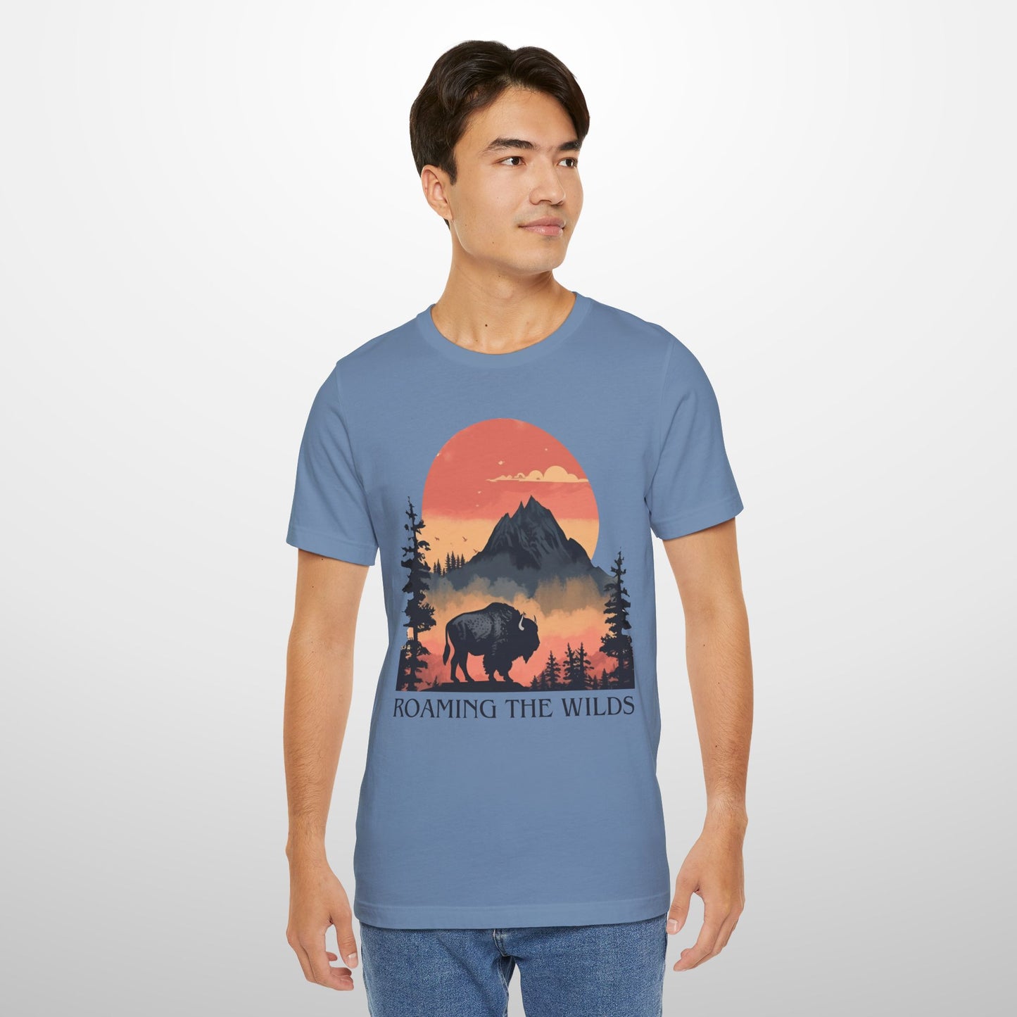 Roaming The Wilds Buffalo T-Shirt