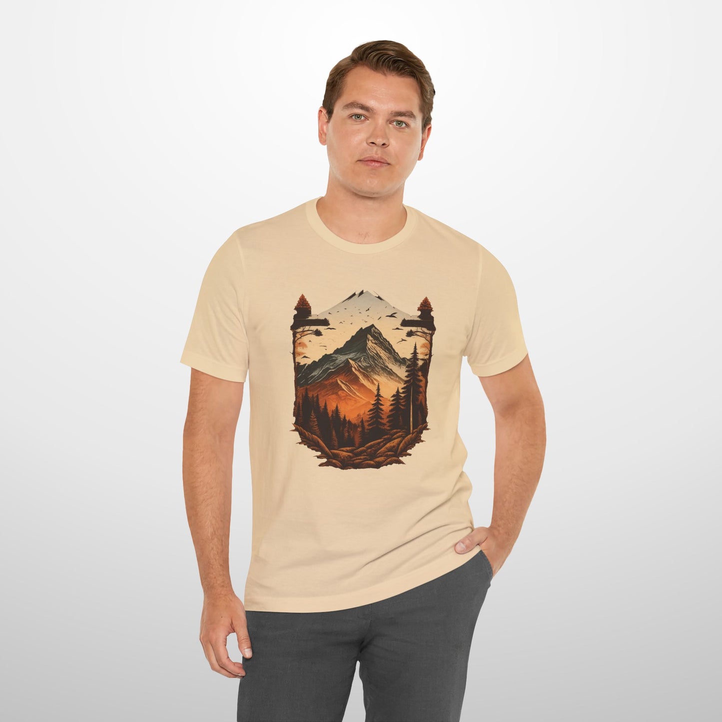 Mountain Foliage Vintage T-Shirt