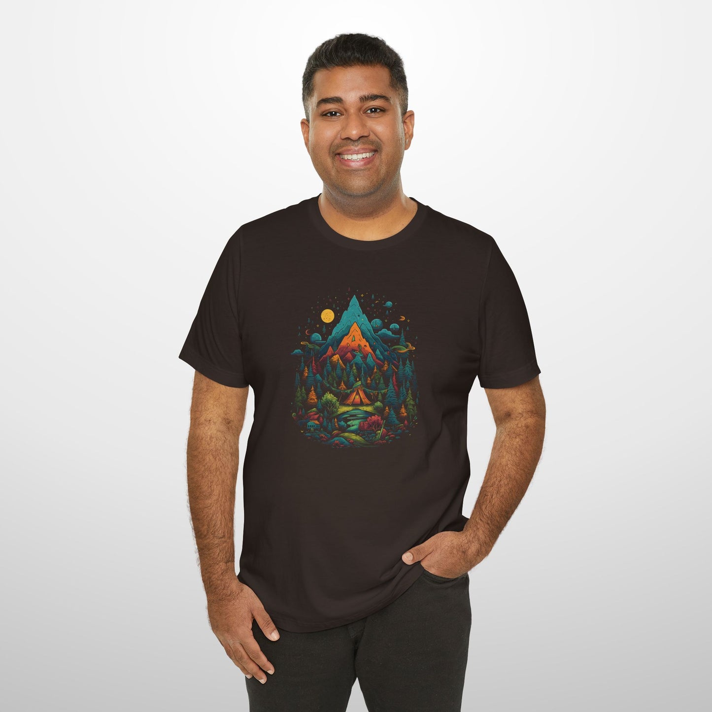 Abstract Mountain Teepee T-Shirt