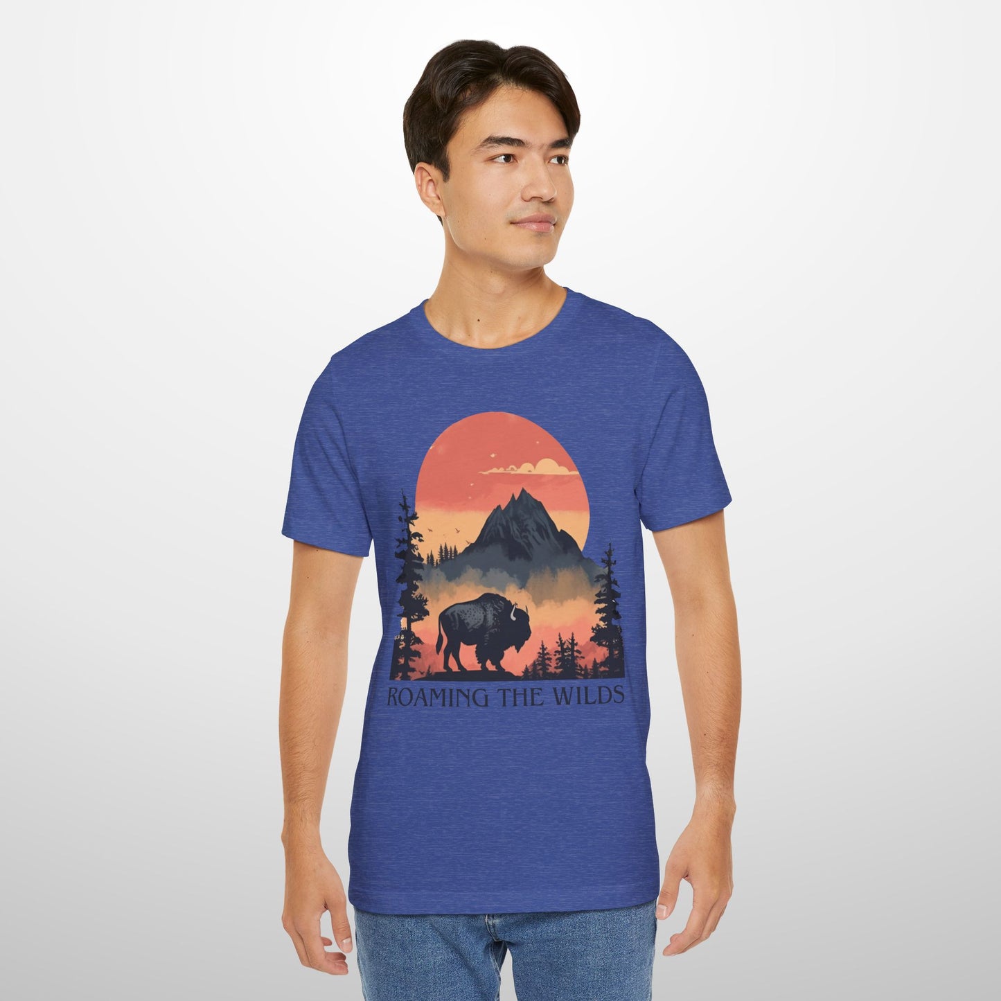 Roaming The Wilds Buffalo T-Shirt