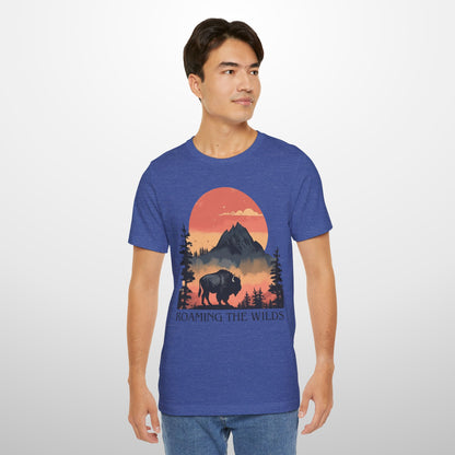 Roaming The Wilds Buffalo T-Shirt