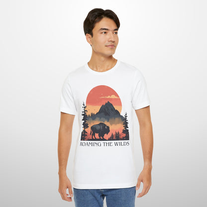 Roaming The Wilds Buffalo T-Shirt