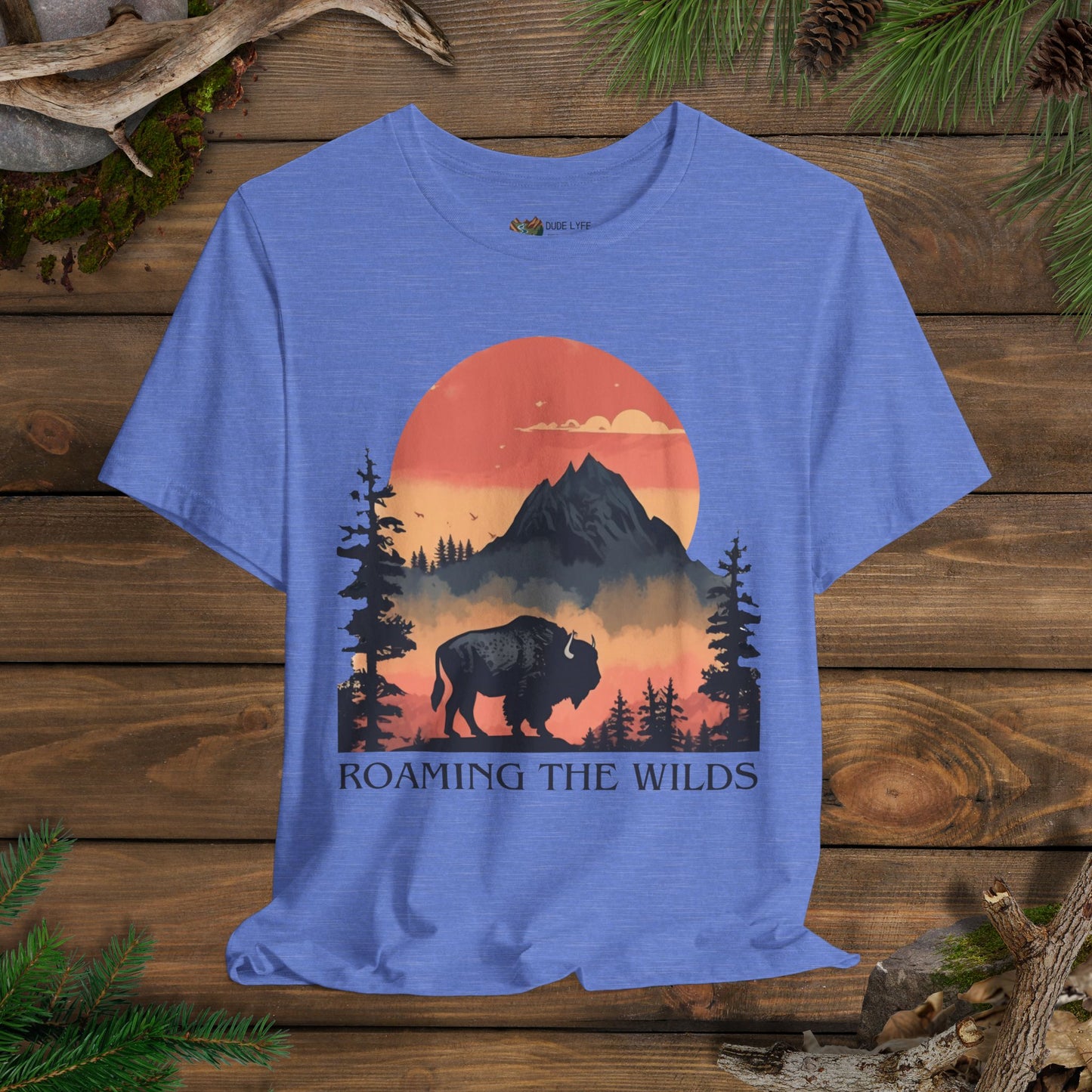 Roaming The Wilds Buffalo T-Shirt