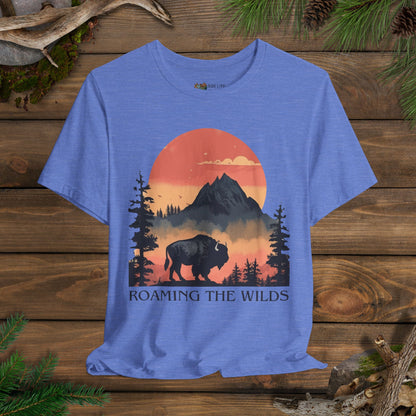 Roaming The Wilds Buffalo T-Shirt