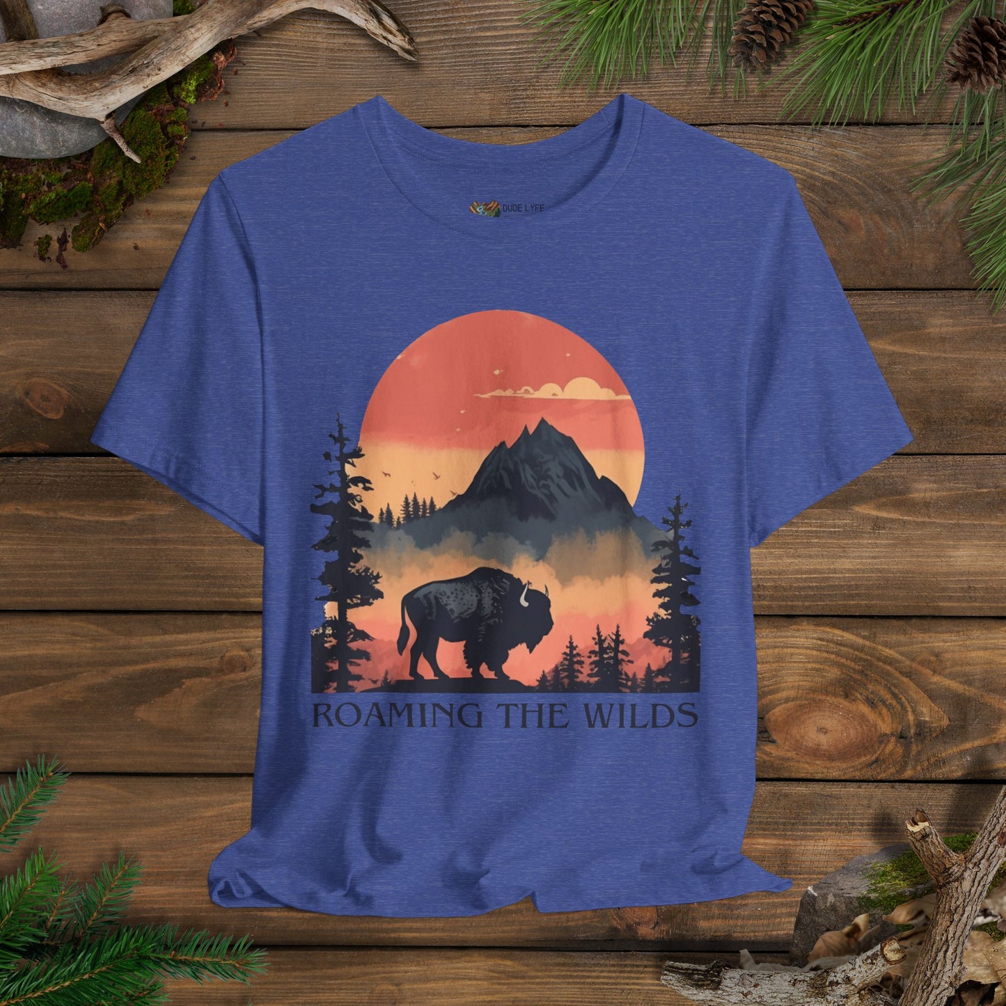 Roaming The Wilds Buffalo T-Shirt