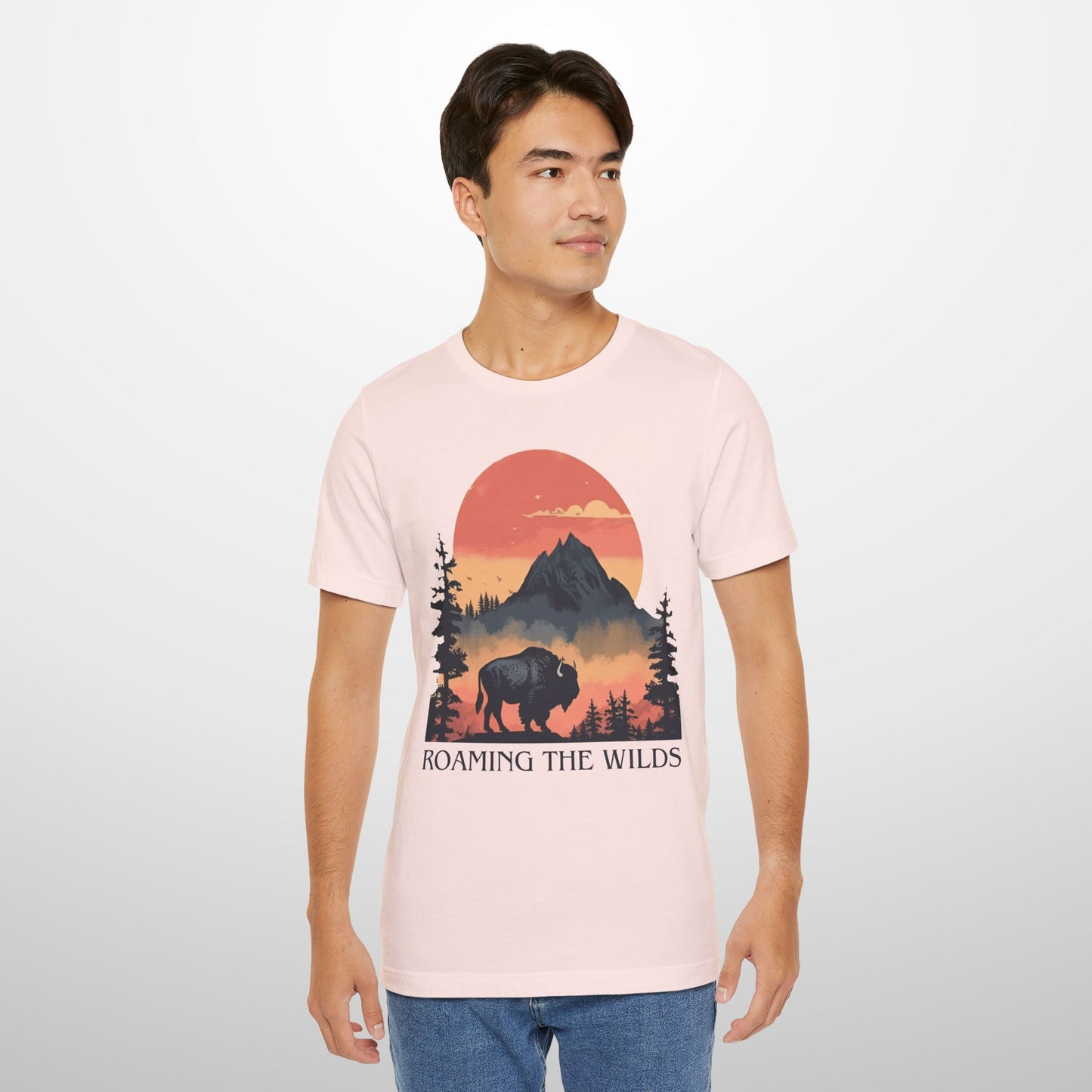 Roaming The Wilds Buffalo T-Shirt