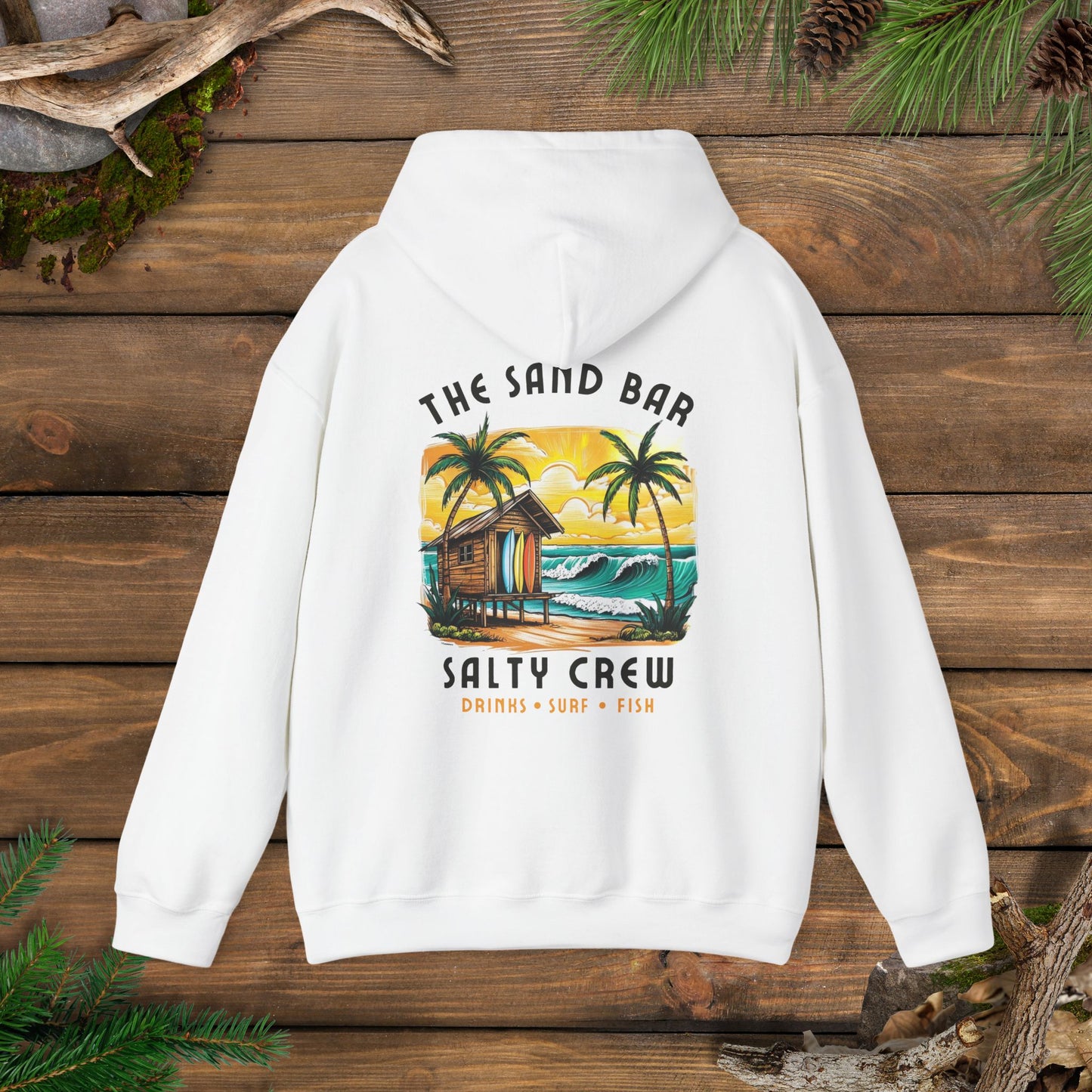 The Sand Bar Beach Hoodie