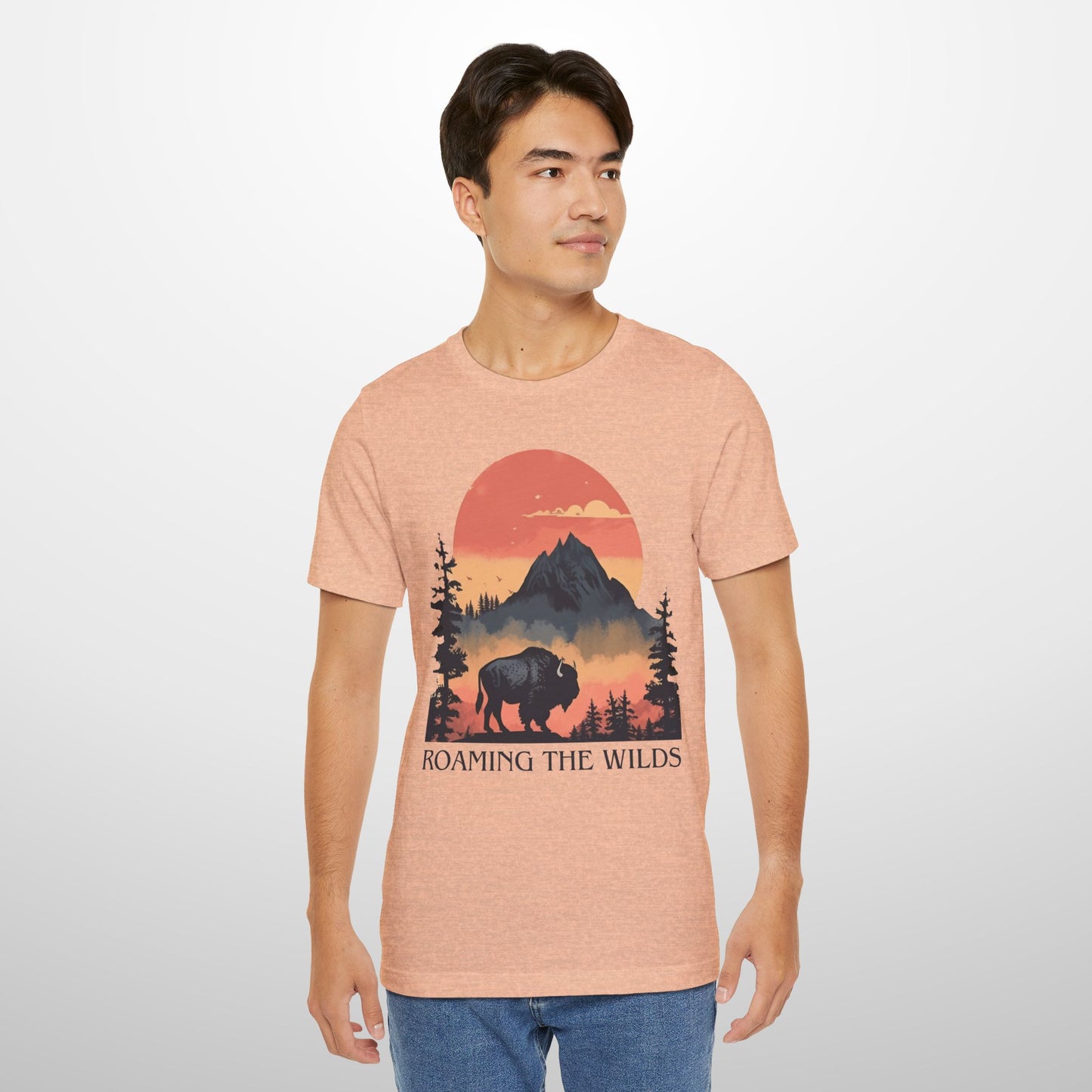 Roaming The Wilds Buffalo T-Shirt