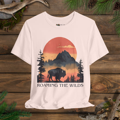 Roaming The Wilds Buffalo T-Shirt