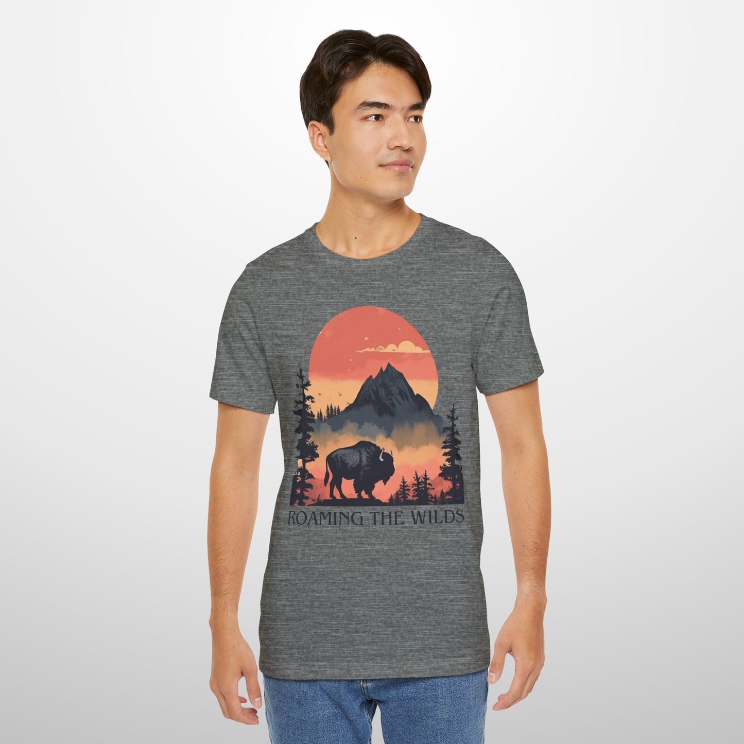 Roaming The Wilds Buffalo T-Shirt