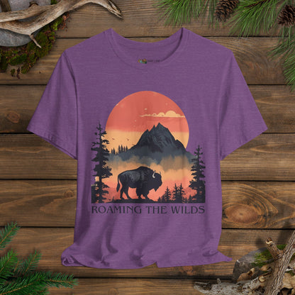 Roaming The Wilds Buffalo T-Shirt