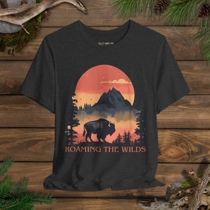 Roaming The Wilds Buffalo T-Shirt