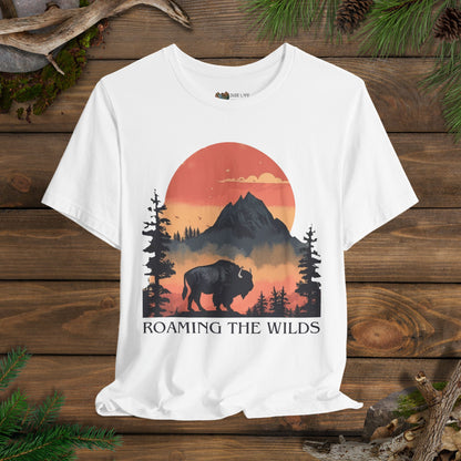 Roaming The Wilds Buffalo T-Shirt