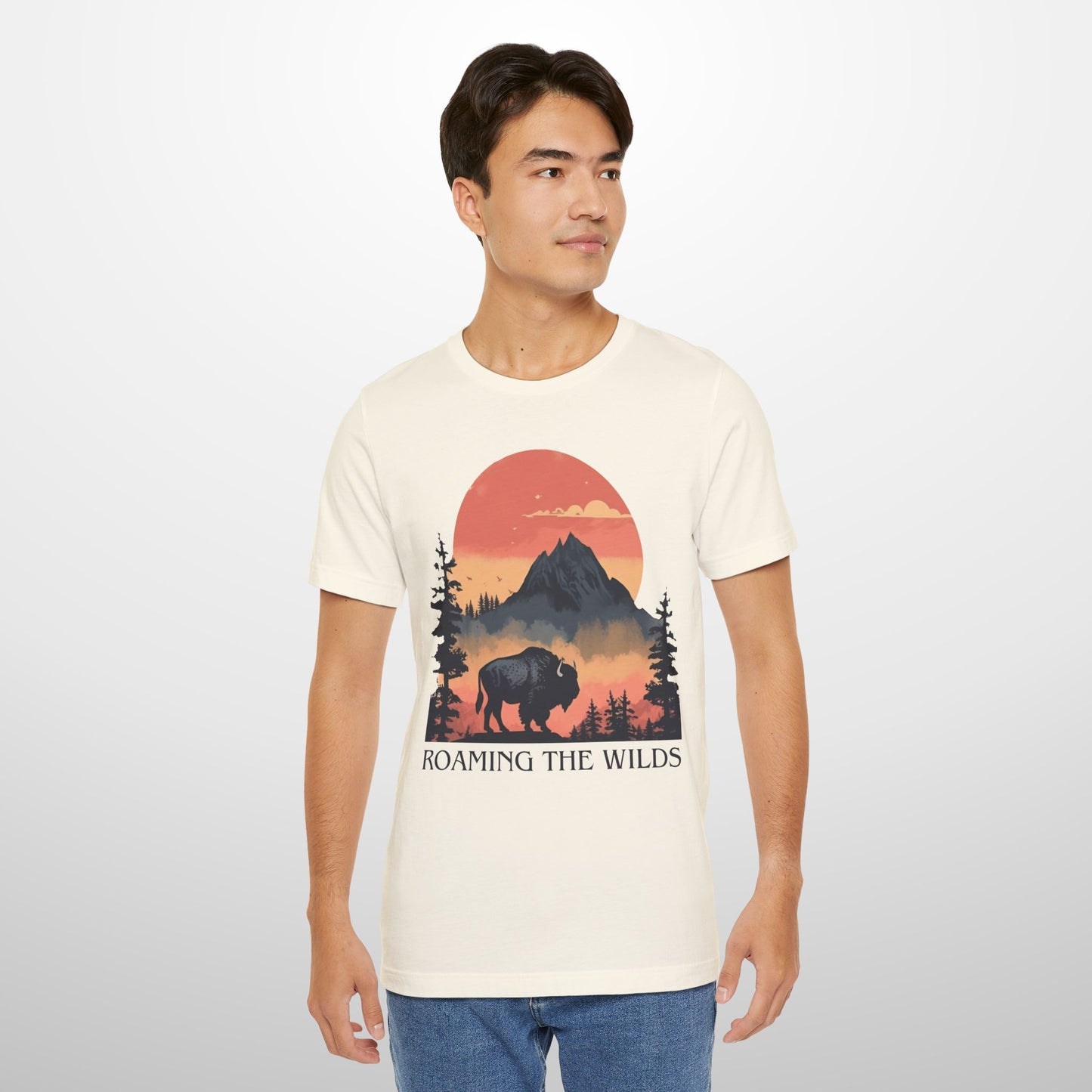 Roaming The Wilds Buffalo T-Shirt