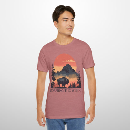 Roaming The Wilds Buffalo T-Shirt