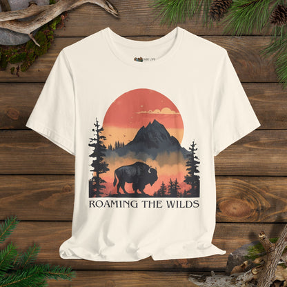 Roaming The Wilds Buffalo T-Shirt
