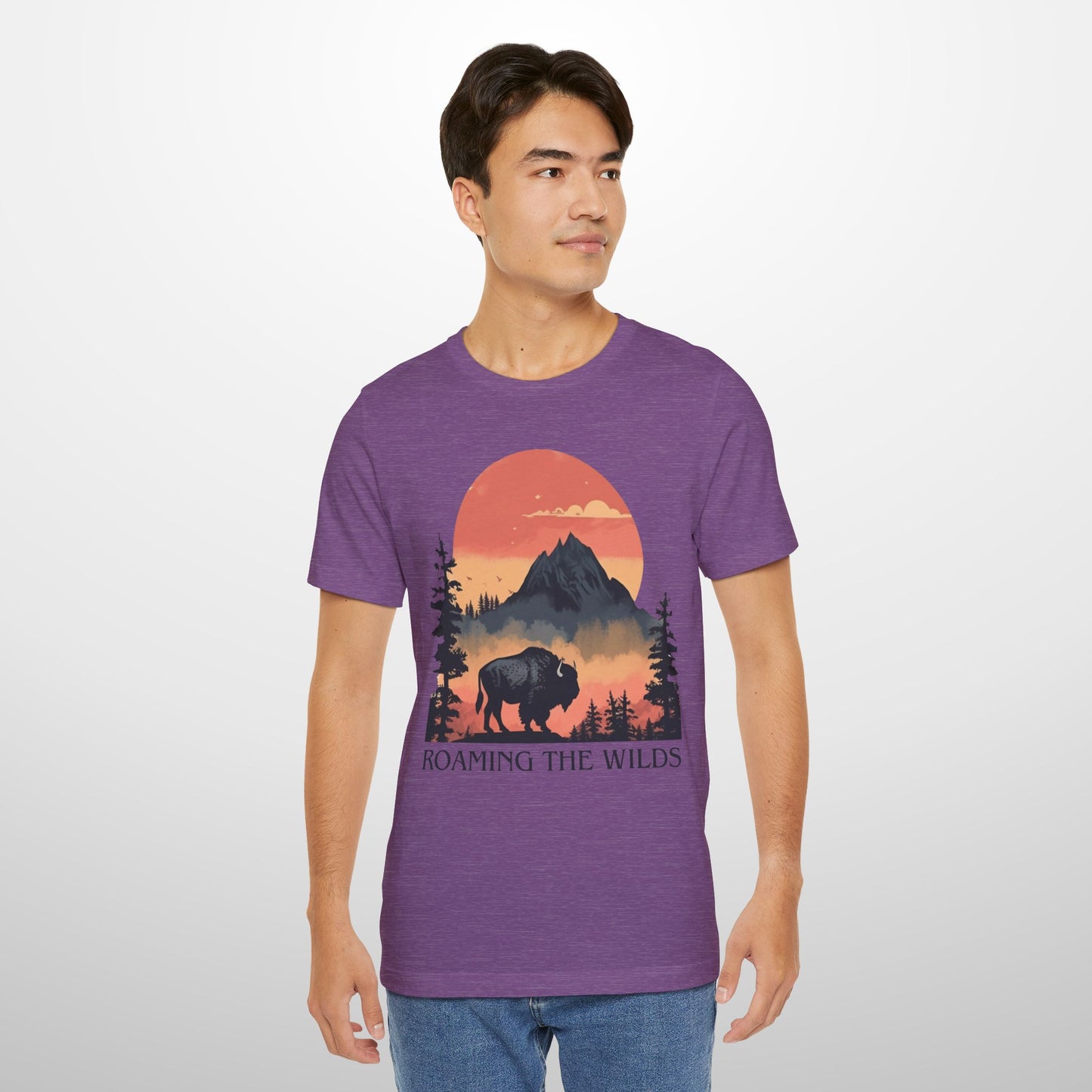 Roaming The Wilds Buffalo T-Shirt